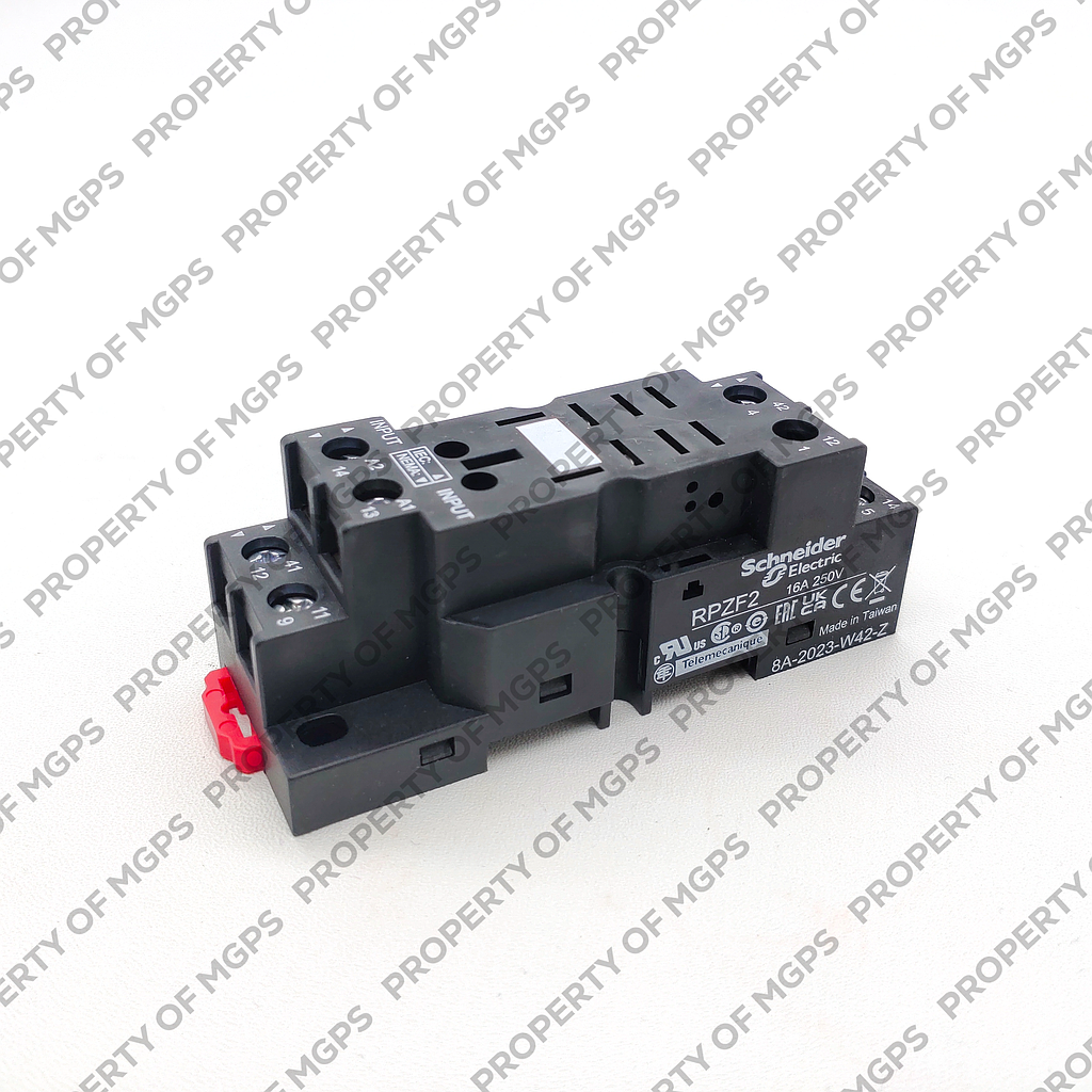 Schneider  Socket RPZ - mixed contact - 16 A -  250 V - screw clamp - for relay RPM2