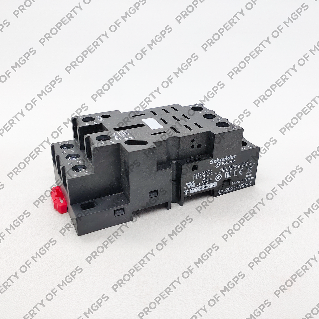 Schneider  Socket RPZ - mixed contact - 16 A -  250 V - screw clamp - for relay RPM3