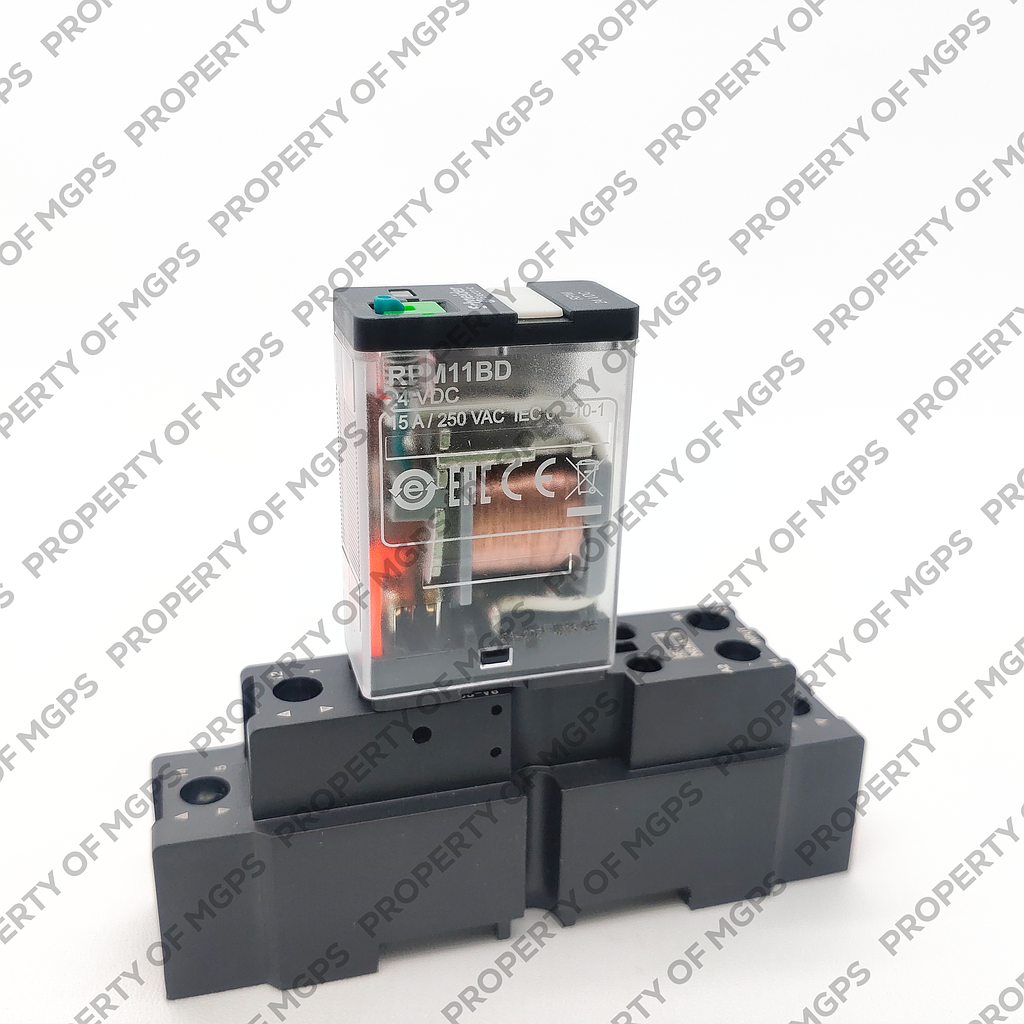 Schneider  Power plug-in relay - Zelio RPM - 1 C/O - 24 V DC - 15 A