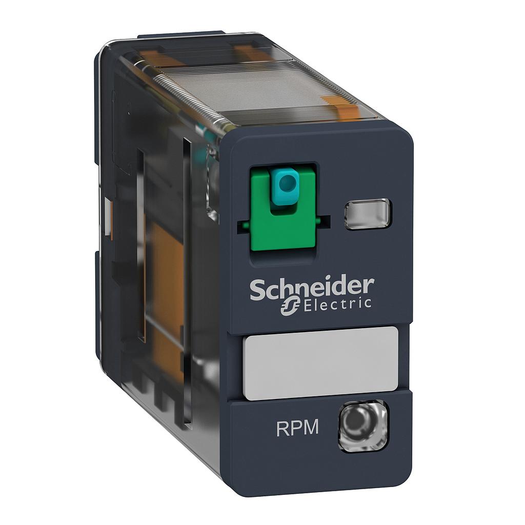 Schneider  Power plug-in relay - Zelio RPM - 1 C/O - 12 V DC - 15 A - with LED