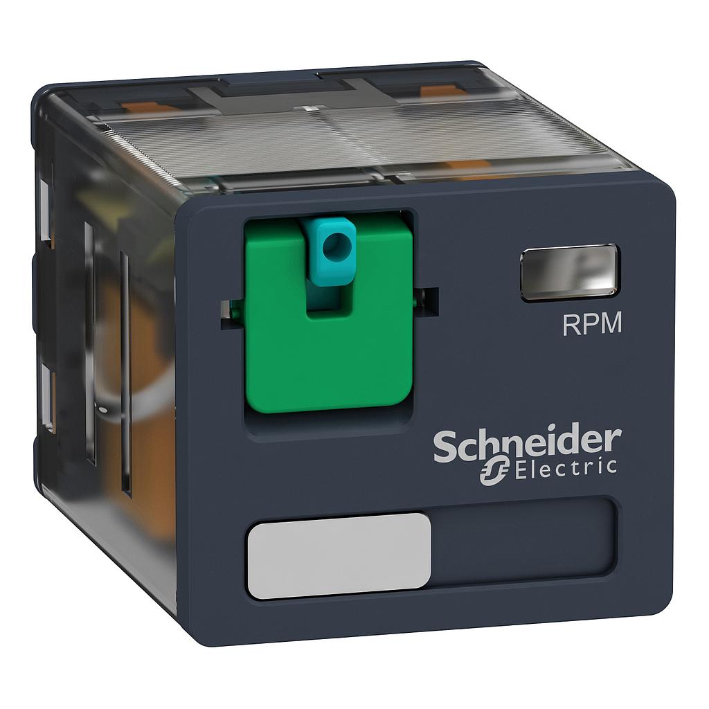 Schneider  Power plug-in relay - Zelio RPM - 3 C/O - 12 V DC - 15 A