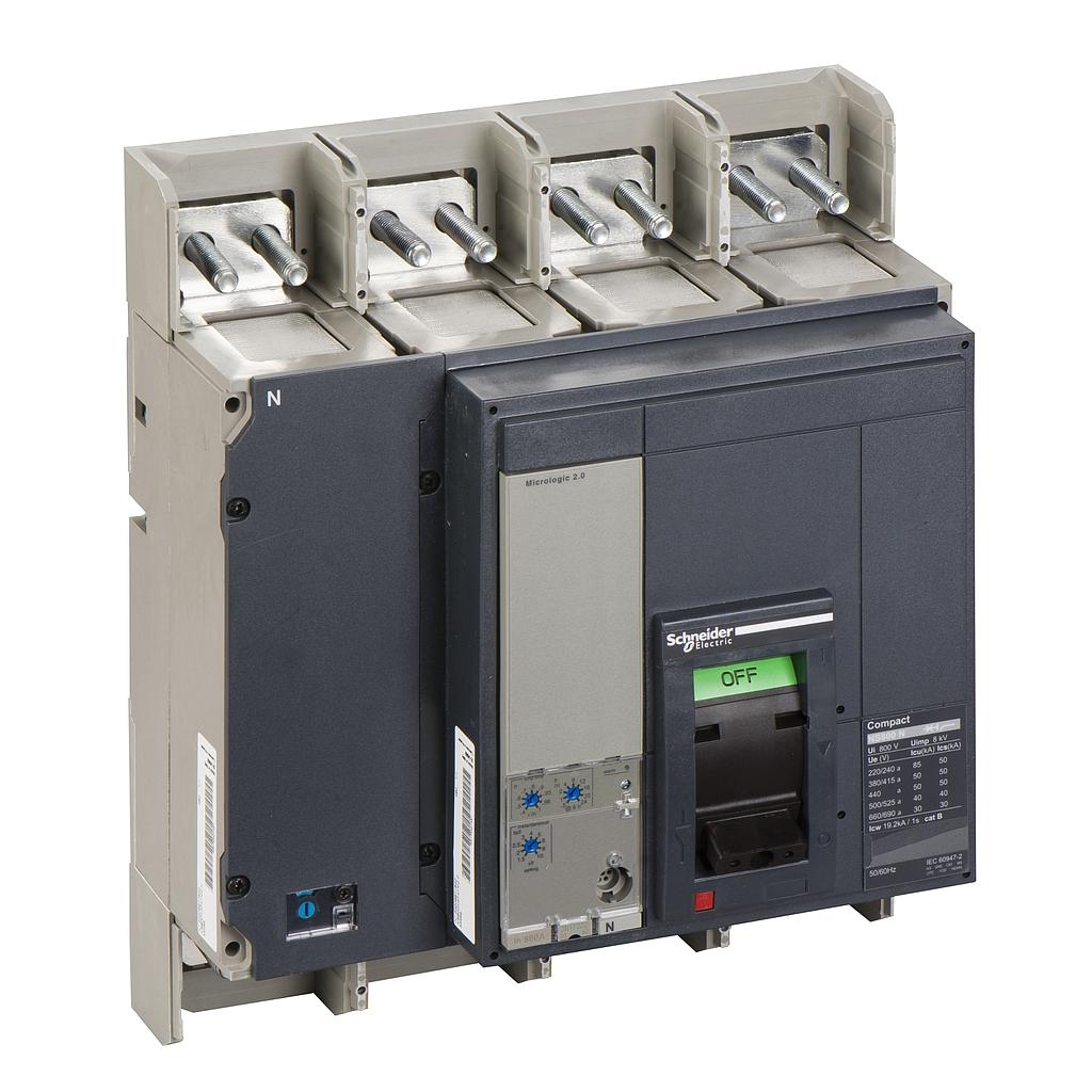 Schneider  NS800N 4P 800A +MOTOR MICROLOGIC 2.0  