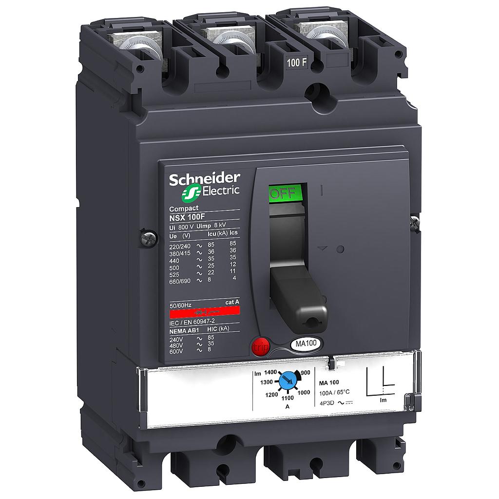 Schneider  NSX100F 3P MA100    