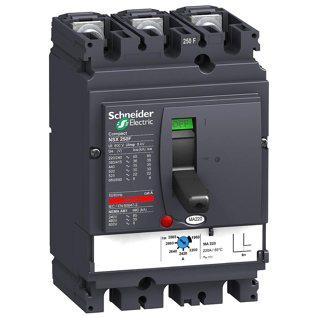 Schneider  NSX250F 3P MA220    