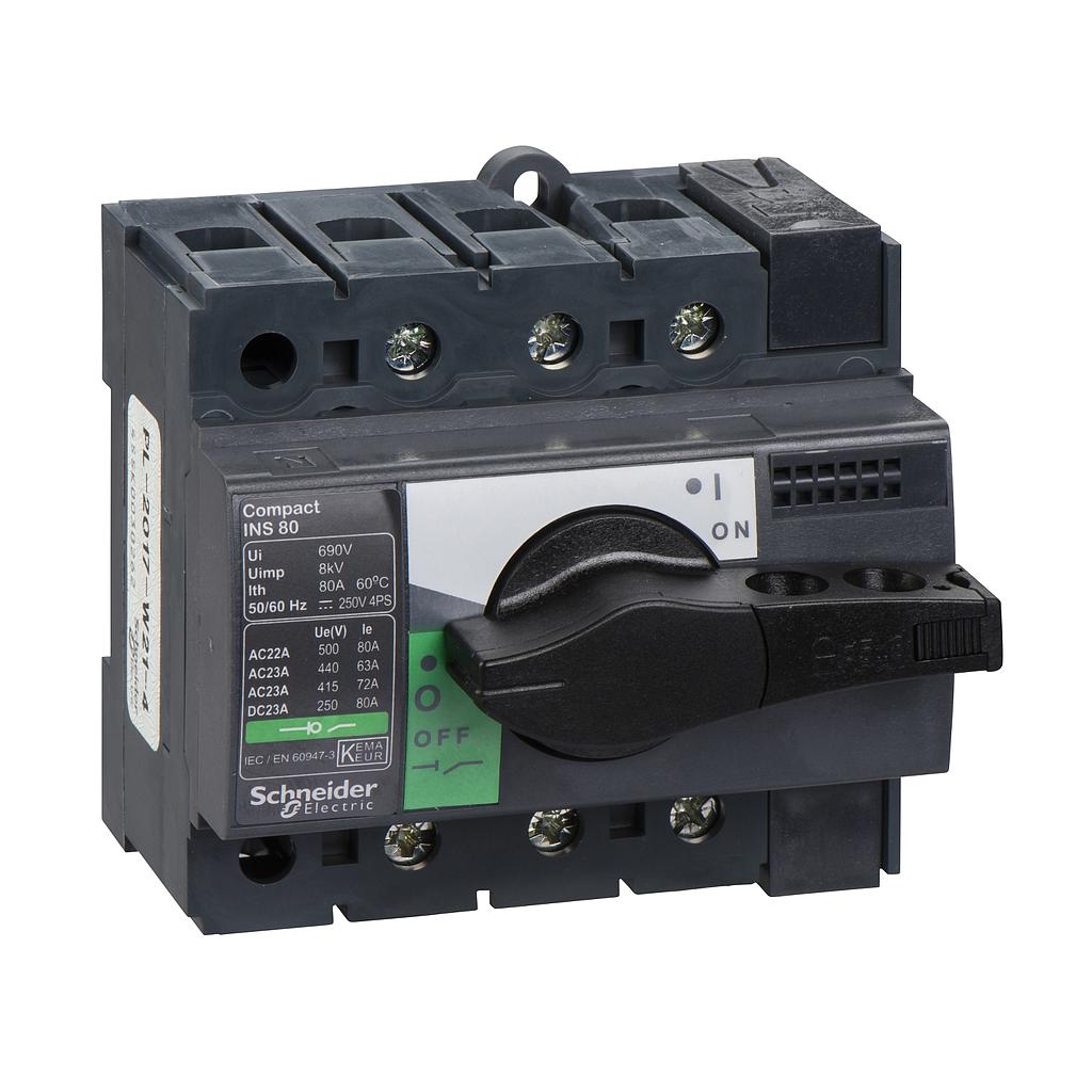 Schneider  Switch-disconnector Compact INS80 - 3 poles - 80 A
