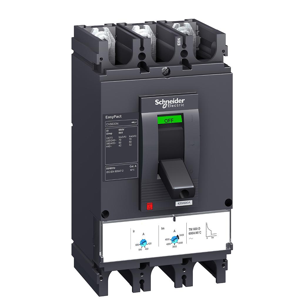 Schneider  CVS400N 3P 400A 50KA TMD  