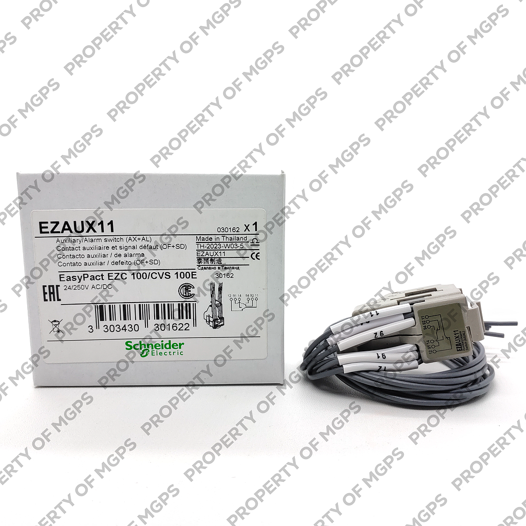 Schneider  Auxiliary and alarm switch AL AX, EasyPact EZC 100, EasyPact CVS 100BS, 2 common point changeover contacts