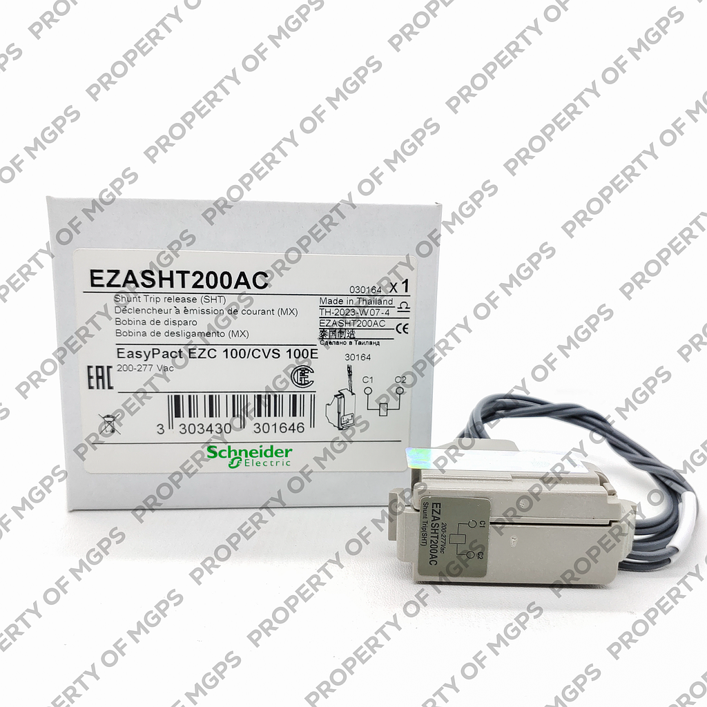 Schneider  Shunt trip release SHT - 200.277 V AC - for EZC100