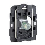 Schneider  Green light block with body/fixing collar integral LED 230.240V