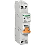 Schneider Domae DOMAE RCBO SLIM 1P+N 20A 30MA 4,5KA 