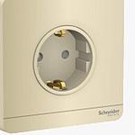 Schneider  AVATARON STOP KONTAK 16A SCHUKO  WINE GOLD  E83426_16S_WG_G3