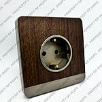 Schneider  AVATARON STOP KONTAK 16A SCHUKO  WOOD KAYU  E83426_16S_WD_G3