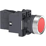   FLUSH, IPB,220 V AC. RED ,1NC