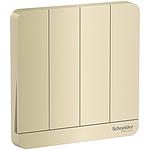 Schneider  AVATARON SAKLAR 4 GANG 1 WAY WINE GOLD