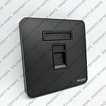 Schneider  AVATARON TELEPON SOCKET DARK GREY