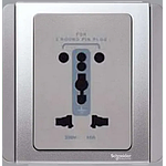 Schneider  NEO INTERNATIONAL SOCKET 16A GREY SILVER