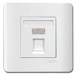   ZENCELO KONTAK LAN DATA CAT 6 WHITE WITH SH