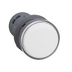 Schneider  Medium XA2 Pilot Light,220v AC,white
