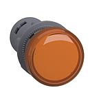 Schneider  Medium XA2 Pilot Light,110v AC,ORANGE