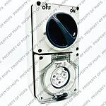  250V 20A 3 pin SW SKT IP66
