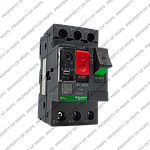 Schneider Tesys GV2 Motor circuit breaker, TeSys GV2, 3P, 0.25-0.4 A, thermal magnetic, screw clamp terminals