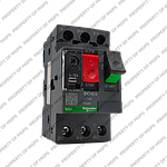 Schneider Tesys GV2 Motor circuit breaker, TeSys GV2, 3P, 6-10 A, thermal magnetic, screw clamp terminals