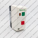 Schneider  TeSys LE - enclosed DOL starter - 1.2.1.8 A - 380 V AC coil