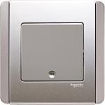 Schneider NEO NEO SAKLAR  1 GANG 1 ARAH VERTIKAL GREY SILVER