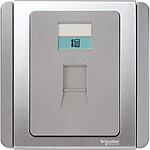 Schneider NEO NEO TELEPON SOCKET GREY SILVER