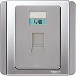 Schneider NEO NEO SOCKET LAN DATA RJ45 CAT5E GREY SILVER