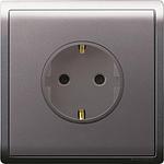 Schneider PIENO PIENO STOP KONTAK  SCHUKO LAVENDER SILVER 16A