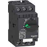 Schneider  Motor circuit breaker, TeSys GV2, 3P, 0.4 A, magnetic, rotary handle, screw clamp terminals
