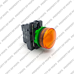 Schneider  Orange complete pilot light (D)22 plain lens with integral LED 230.240V