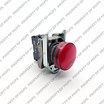 Schneider  Red complete pilot light (D)22 plain lens with integral LED 24V
