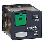 Schneider  Power plug-in relay - Zelio RPM - 3 C/O - 12 V DC - 15 A - with LED